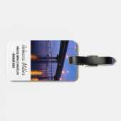 Coronado-Brücke bei Dusk Gepäckanhänger (Rückseite horizontal)