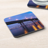 Coronado-Brücke bei Dusk Getränkeuntersetzer (Linke Seite)