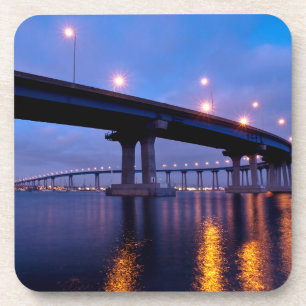 Coronado-Brücke bei Dusk Getränkeuntersetzer