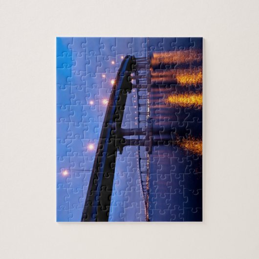 Coronado-Brücke bei Dusk Puzzle (Vertikal)