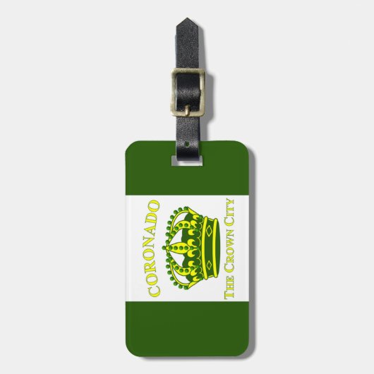 CORONADO, CA GEPÄCKANHÄNGER (Vorderseite vertikal)