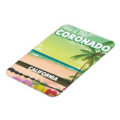Coronado California Beach Travel Poster Magnet (Linke Seite)