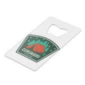 Coronado National Forest Camping Geldbeutel Flaschenöffner (Rückseite Schrägansicht)