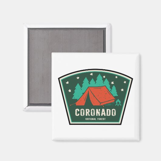 Coronado National Forest Camping Magnet (Vorderseite/Rückseite)