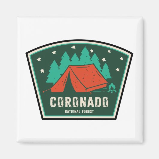 Coronado National Forest Camping Magnet (Vorne)