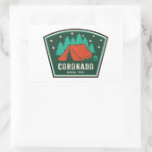 Coronado National Forest Camping Rechteckiger Aufkleber (Tasche)