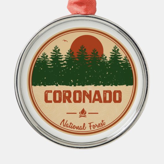 Coronado National Forest Ornament Aus Metall (Vorne)