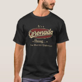 CORONADO Shirt, CORONADO family shirt For Men (Vorderseite)