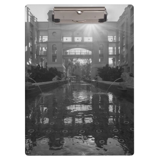 Coronado Sunburst Grayscale Klemmbrett (Vorderseite)