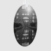 Coronado Sunburst Grayscale Ornament (Vorderseite)