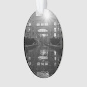 Coronado Sunburst Grayscale Ornament (Vorderseite)
