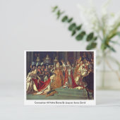 Coronation at Notre Dame von Jacques-Louis David Postkarte (Stehend Vorderseite)