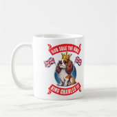 Coronation Cavalier King Charles Kaffeetasse (Links)