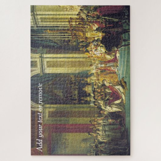"Coronation of Napoleon", Notre Dame, Paris, 1806, Puzzle (Vertikal)