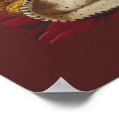 Coronation Portrait of Queen Victoria Poster (Ecke)