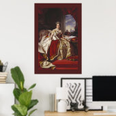 Coronation Portrait of Queen Victoria Poster (Heimbüro)