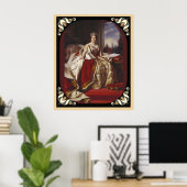 Coronation Portrait of Queen Victoria w/Frame Edge Poster (Heimbüro)