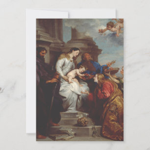 Coronation Saint Rosalia von Anthony van Dyck Einladung
