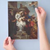 Coronation Saint Rosalia von Anthony van Dyck Flyer (Hand)