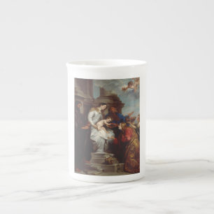 Coronation Saint Rosalia von Anthony van Dyck Porzellantasse