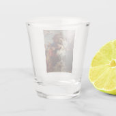 Coronation Saint Rosalia von Anthony van Dyck Schnapsglas (Rückseite)