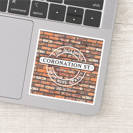 Coronation Street - Logo-Aufkleber Aufkleber (Detail)
