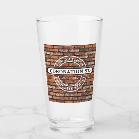 Coronation Street - Logo Glas (Vorderseite)