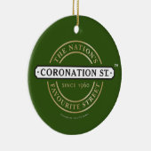 Coronation Street - Logo Keramik Ornament (Rechts)