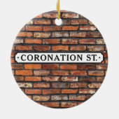 Coronation Street - Logo Keramik Ornament (Hinten)