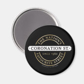 Coronation Street - Logo-Magnet Magnet (Vorderseite/Rückseite)