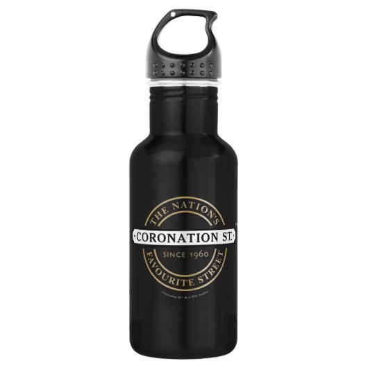 Coronation Street - Logo Water Flasche Edelstahlflasche (Vorderseite)
