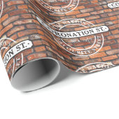 Coronation Street - Schilderplakat Geschenkpapier (Rolleneckpunkt)