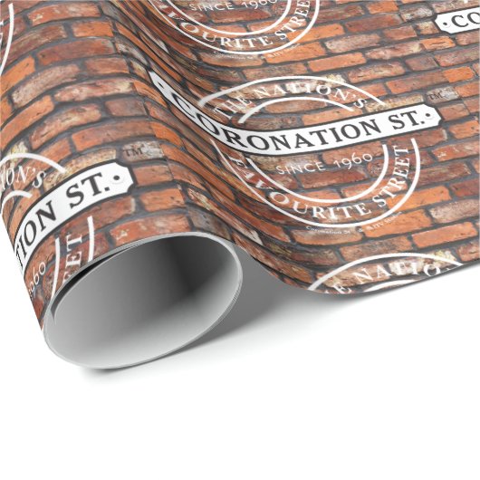 Coronation Street - Schilderplakat Geschenkpapier (Rolleneckpunkt)