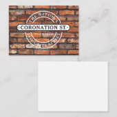 Coronation Street - Schilderplakat Mitteilungskarte (Vorne/Hinten)