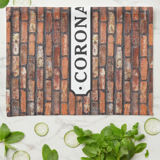 Coronation Street - Zeichen Geschirrtuch (Gefaltet)