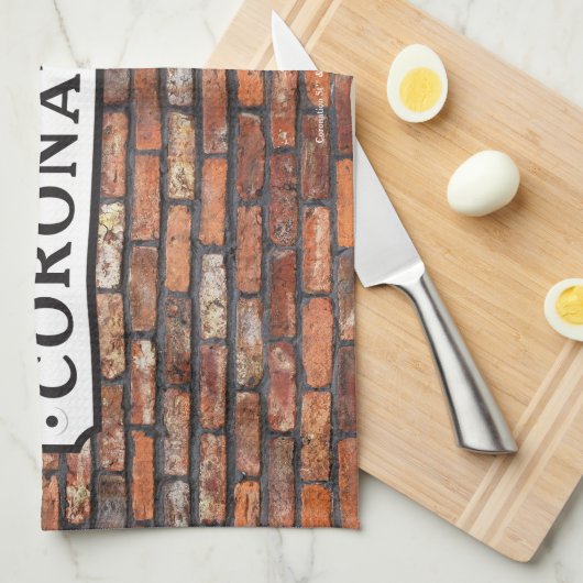 Coronation Street - Zeichen Geschirrtuch (Viertel Falte)