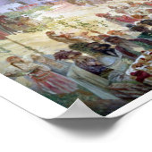 Coronation von Dusan als Kaiser von Ost-Römisch Poster (Ecke)