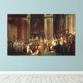 Coronation von Napoleon durch Jacques-Louis David Leinwanddruck (Insitu (Holzboden))