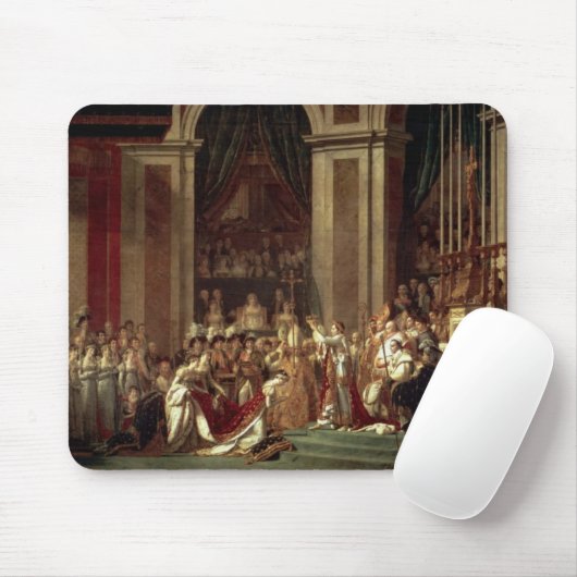 Coronation von Napoleon durch Jacques-Louis David Mousepad (Mit Mouse)