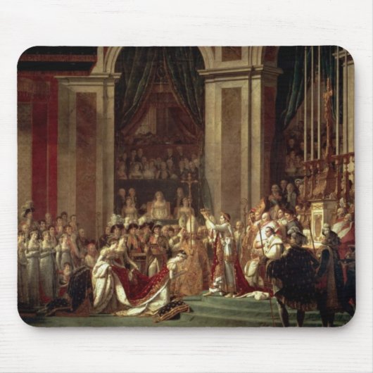 Coronation von Napoleon durch Jacques-Louis David Mousepad (Vorne)