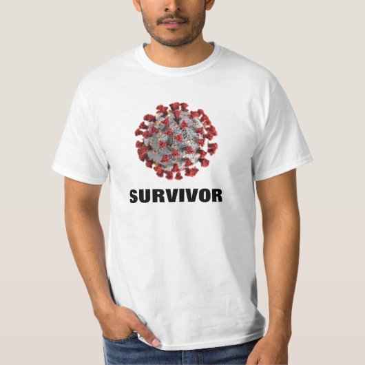 Coronavirus / COVID-19 Survivor T-Shirt (Vorderseite)