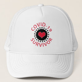 Coronavirus Covid-19 Survivor Truckerkappe