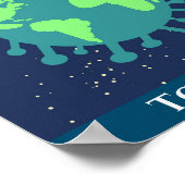 Coronavirus Covid 19 zusammen Poster (Ecke)