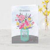 Coronavirus Custom Relationship Mutter Day Jar Karte (Gelbe Blume)