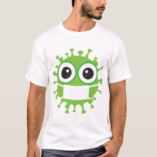 Coronavirus Emoticon T - Shirt (Vorderseite)