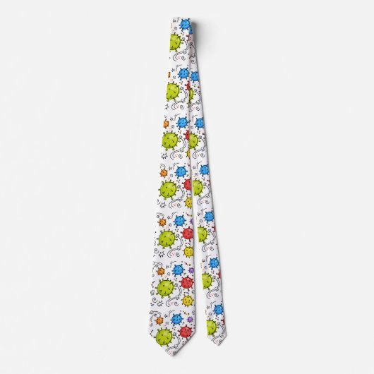 Coronavirus Germs Krawatte (Vorderseite)