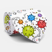 Coronavirus Germs Krawatte (Gerollt)