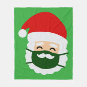 Coronavirus-Gesichtsmasken Fleecedecke (Vorderseite)