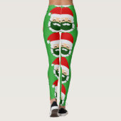 Coronavirus-Gesichtsmasken Leggings (Rückseite)