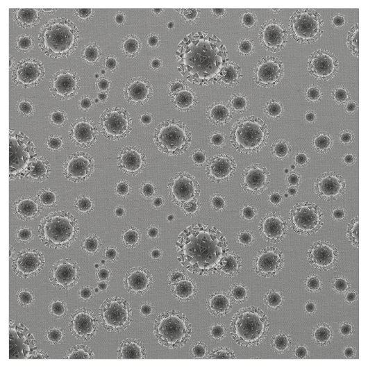 Coronavirus - Grau Stoff (Nahaufnahme)
